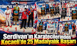 Serdivan’ın Karatecilerinden Kocaeli’de 25 Madalyalık Başarı