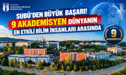 SUBÜ’den 9 isim en etkili bilim insanları listesinde
