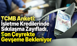 TCMB Anketi: İşletme Kredilerinde Sıkılaşma Zayıfladı, Son Çeyrekte Gevşeme Bekleniyor