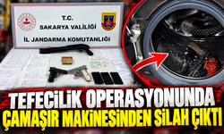 Tefecilik Operasyonunda Çamaşır Makinesinden Silah Çıktı