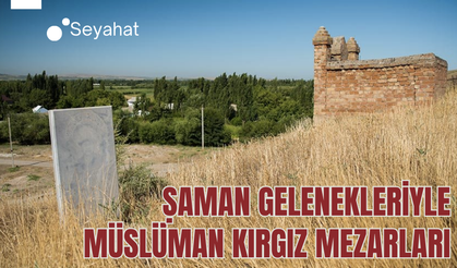 Şaman gelenekleriyle yapılan Müslüman Kırgız Mezarları: Görenler inanamıyor!