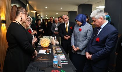 Sanatın diliyle değerlerimiz sergisi açıldı