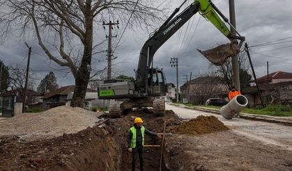 3 bin 500 metrelik yağmursuyu hattı kısa sürede kazandırıldı