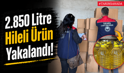 Taklit ve Tağşişe Sıfır Tolerans: 2.850 Litre Hileli Ürün Yakalandı!