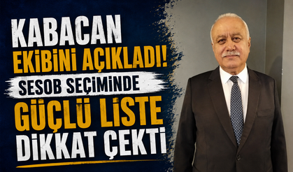 Kabacan Ekibini Açıkladı! SESOB Seçiminde Güçlü Liste Dikkat Çekti