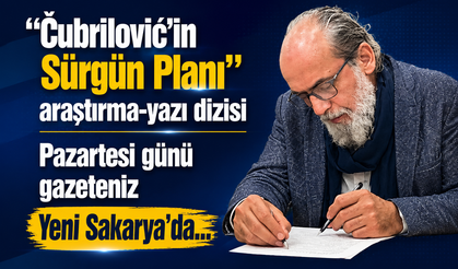 “Čubrilović’in Sürgün Planı