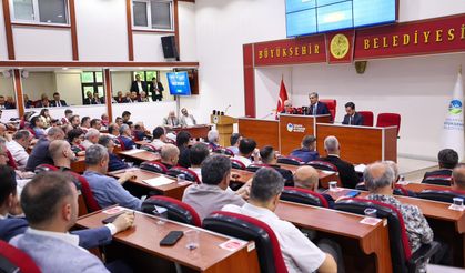 Büyükşehir Meclisi şehrin yeni yatırımları için toplanıyor