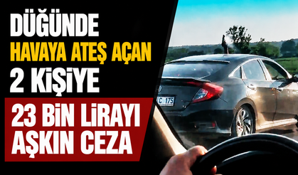Kaynarca’da düğün konvoyunda havaya ateş açan 2 kişiye 23 bin TL ceza