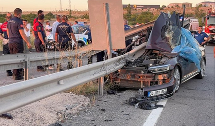 Düğün Konvoyunda Feci Kaza: 1 Ölü, 1’i Bebek 3 Yaralı