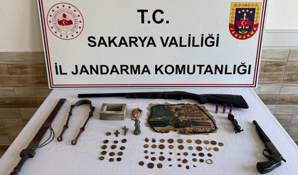 Karasu'da "Anadolu Mirası" Operasyonu: 63 Tarihi Eser Ele Geçirildi