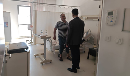 Başkan Fatih Akın’dan hastalara moral ziyareti
