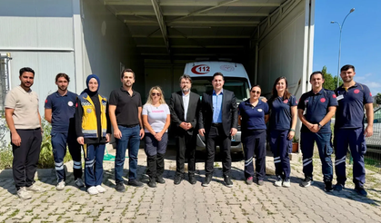 İl Sağlık Müdürü Özdemir’den acil sağlık çalışanlarına ziyaret