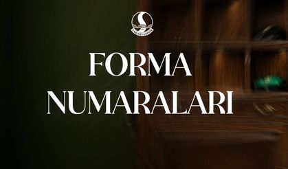 Sakaryaspor'da kadro numaraları açıklandı!