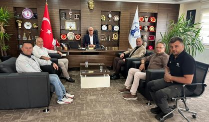 Atatürk Sanayi Sitesi yönetiminden SESOB Başkanı Kabacan’a ziyaret