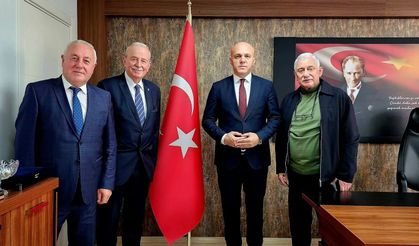 Melih Uyar ve  Yavuz Müftüoğlu’ndan Müdür Başer’e ziyaret