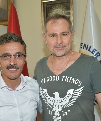 Dinç, Akif Yener'i Belediyede ağırladı