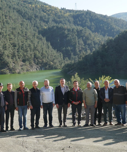 Başkan Tever’den Doğantepe Göleti'ne Ziyaret