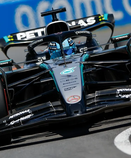 Mercedes pilotu sıralama turlarının en hızlı ismi oldu