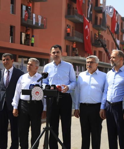 Bakan Kurum: "300 Bininci Konutumuzu Ağustos Ayı İçinde Teslim Edeceğiz"