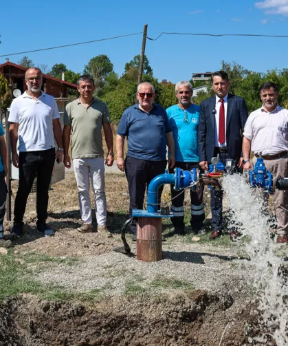 Sakarya'da 132 metre derinlikten kaliteli su