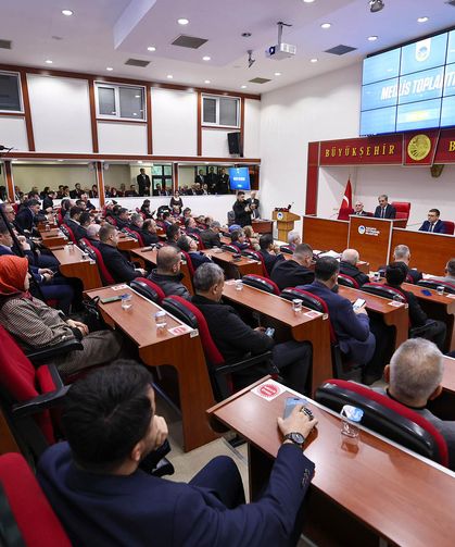 Büyükşehir meclisi 58 gündem maddesiyle toplanıyor