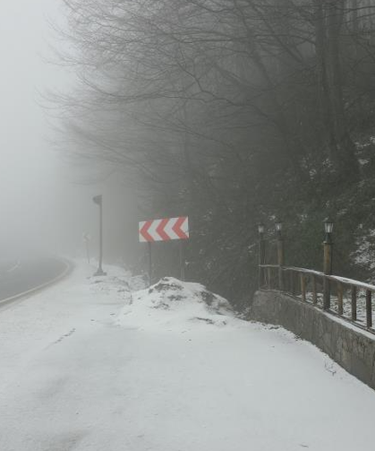 Yol yapacaklar dikkat: Sınırda kar yağışı başladı