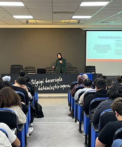 SUBÜ’de Güvenli İlişkiler ve Kadına Yönelik Şiddetle Mücadele Seminerleri Düzenlendi