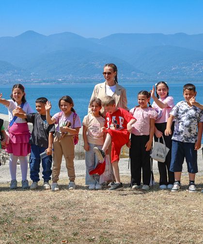 Öğrenciler Sapanca Gölü’nü ilk kez gördü