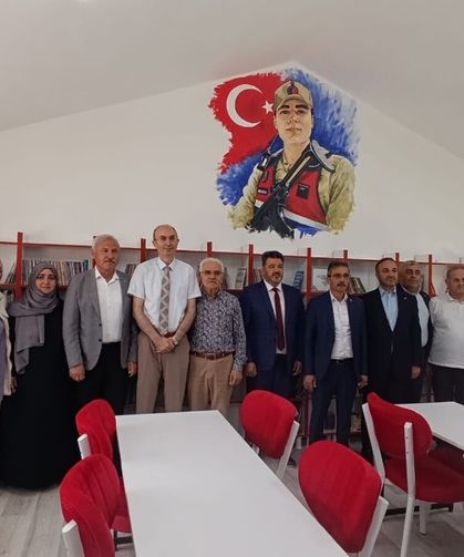 Şehit Mehmet Fatih Çangır’ın Adı Kütüphanede Yaşatılıyor