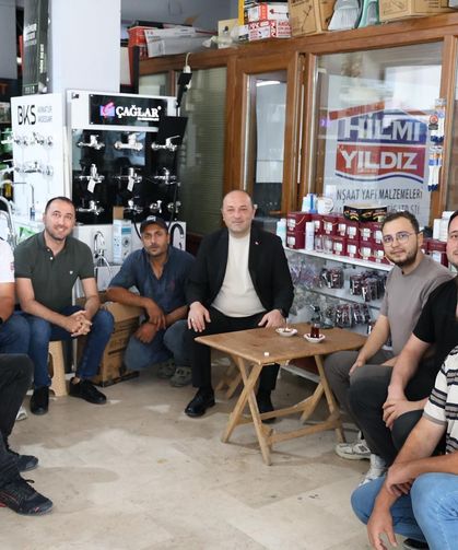 Başkan Yıldız Alifuatpaşa’da esnafla buluştu