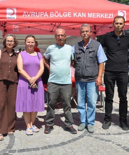 Lüleburgaz'da 'Mahallelerin Gücü Kan Bağışıyla Büyüyor' kampanyası düzenlendi