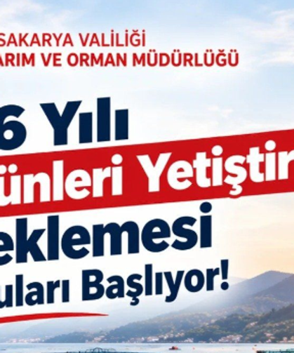 Sakarya'daki üreticilere destek müjdesi! Başvurular 2 Kasım'da başlıyor