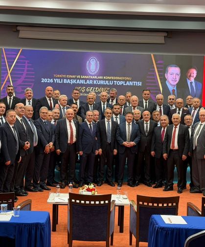 Başkan Kabacan, TESK Başkanlar Kurulu Toplantısı’na Katıldı