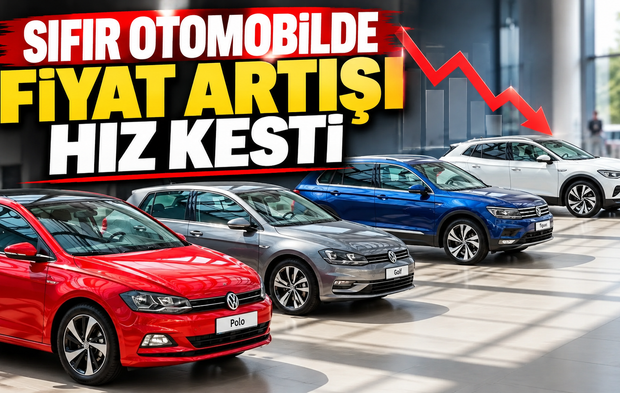 Sıfır otomobilde fiyat artışı hız kesti: En ucuzu 1 milyon 390 bin TL