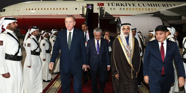 Cumhurbaşkanı Erdoğan Katar'da