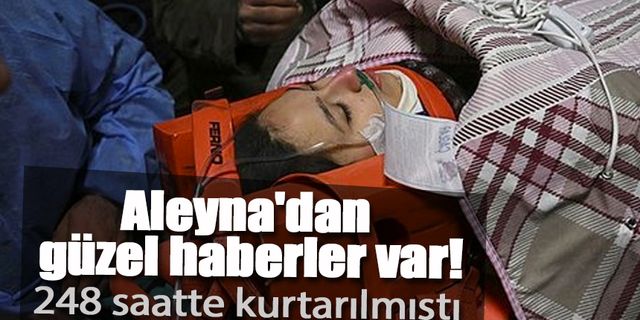 Aleyna'dan güzel haberler var!