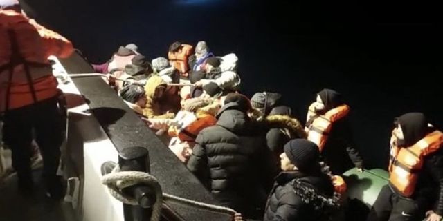 45 kaçak göçmen yakalandı