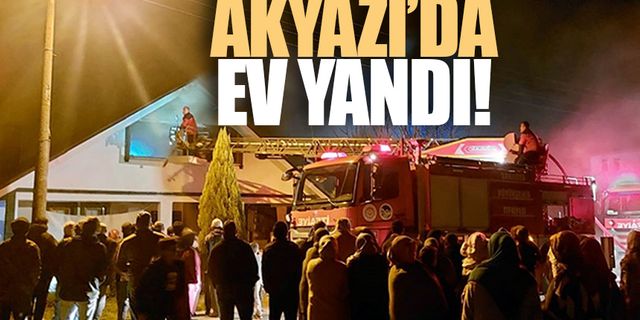 Evde yangın paniği!