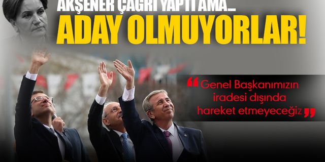 İmamoğlu ve Yavaş'tan Kılıçdaroğlu'na destek!