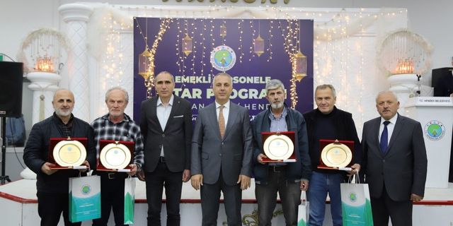 Babaoğlu EYT'den emekli olanlar personellere iftar