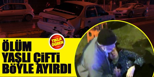 Ölüm yaşlı çifti bir adımla böyle ayırdı