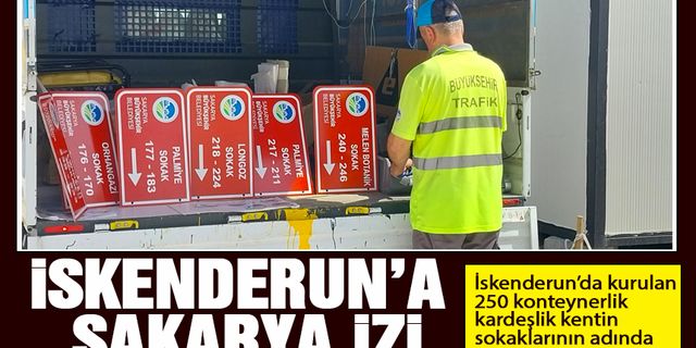 İskenderun'da Sakarya izleri