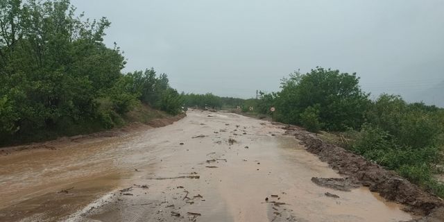 Bilecik'te sağanak nedeniyle tarım arazileri ve yollar zarar gördü