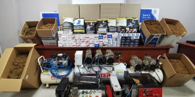 Kocaeli'de 174 bin makaron ele geçirildi