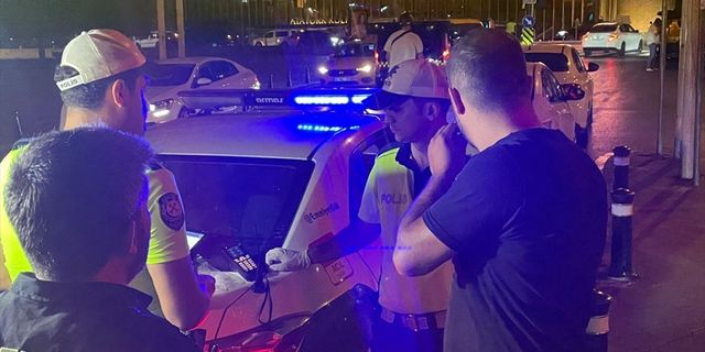 İstanbul'da taksicilere alkol ve uyuşturucu madde kullanımına ilişkin denetim