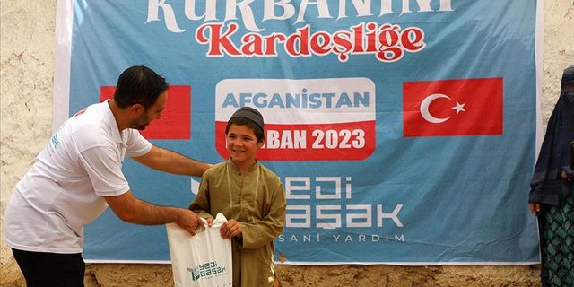 Türk STK'lerden Afganistan'daki ihtiyaç sahibi 15 bin aileye kurban yardımı
