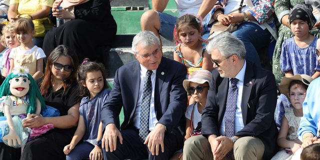 Başkan Yüce okul öncesi programına katıldı