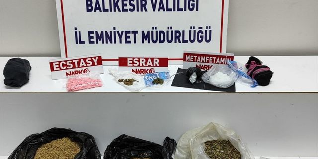 Balıkesir'de uyuşturucu operasyonunda 2 şüpheli tutuklandı