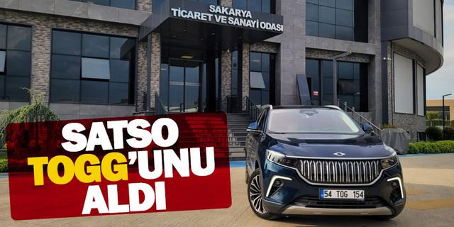 SATSO TOGG'u teslim aldı