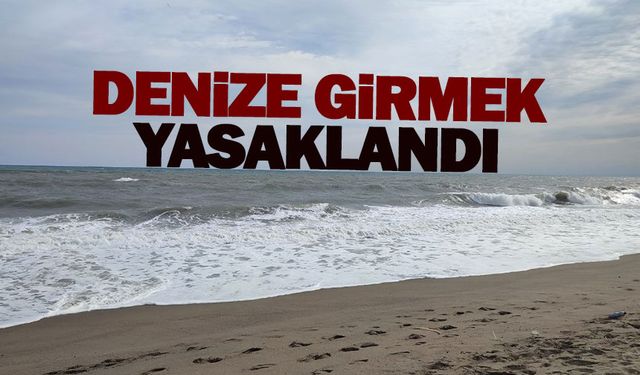 Sakarya'da 3 gün süreyle denize girişler yasaklandı
